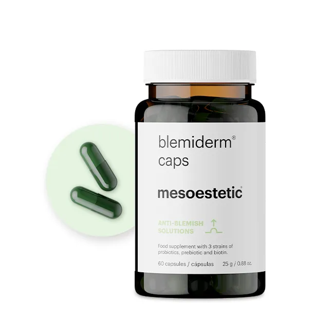 Mesoestetic blemiderm® caps | Биологически активная добавка для склонной к акне кожи 60 капсул