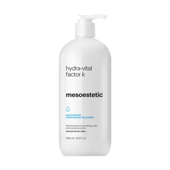 Mesoestetic Hydra-Vital Factor K | Profesionāls intensīvi mitrinošs un barojošs sejas krēms 500 ml