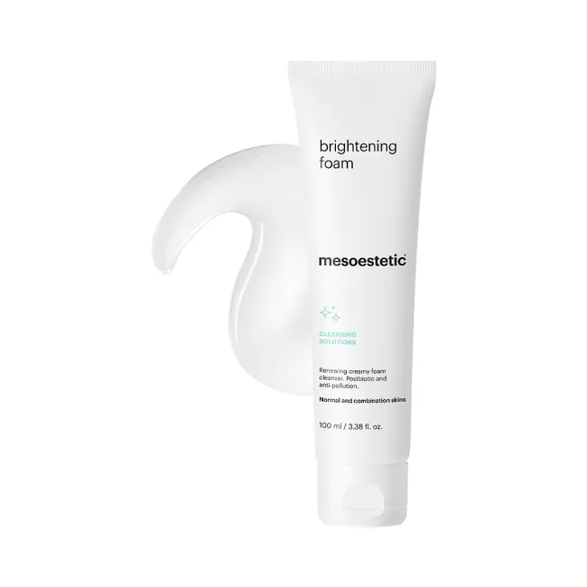 Mesoestetic Brightening Foam | Кремообразная очищающая пенка для лица 100 мл