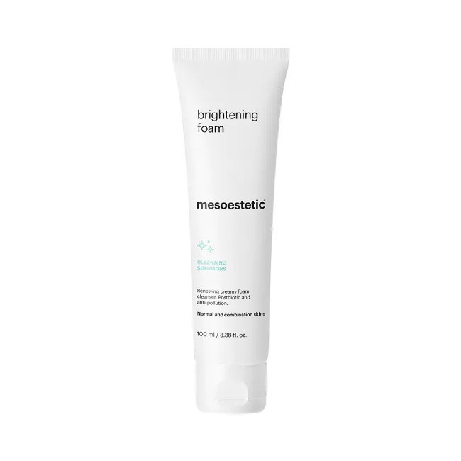 Mesoestetic Brightening Foam | Кремообразная очищающая пенка для лица 100 мл