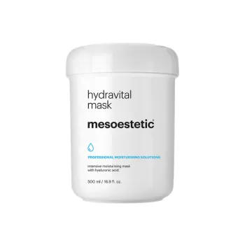 Mesoestetic hydravital mask | Profesionāla intensīvi mitrinoša sejas maska sausai un dehidratētai ādai 500 ml