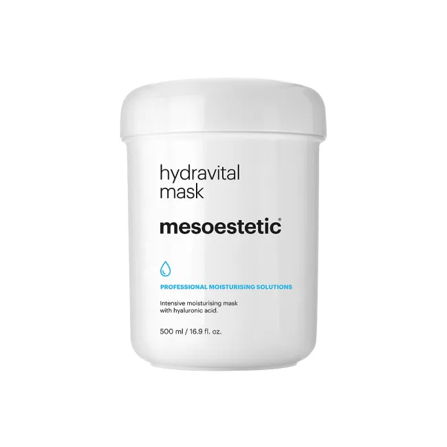Mesoestetic hydravital mask | Profesionāla intensīvi mitrinoša sejas maska sausai un dehidratētai ādai 500 ml