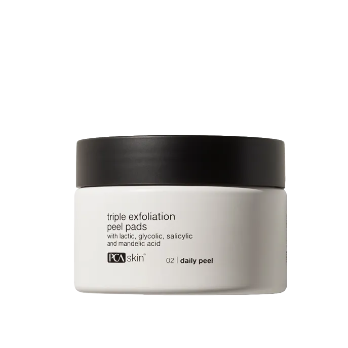 PCA Skin Triple Exfoliation Peel Pads | Диски для тройного отшелушивания для обновления кожи, 30 шт.