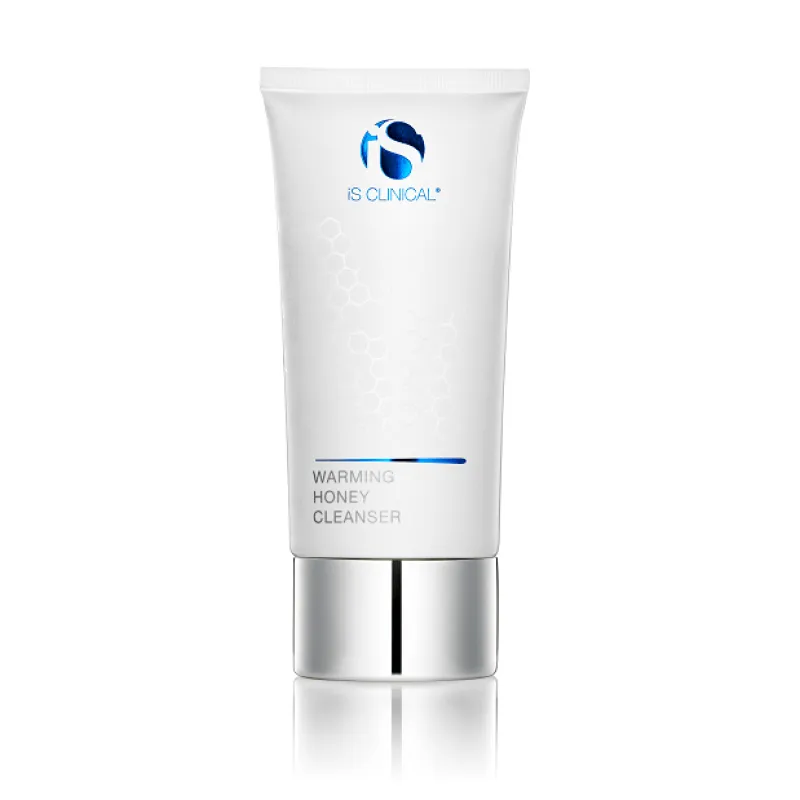 iS Clinical Warming Honey Cleanser 120 ml — sildošs medus gels sejas attīrīšanai