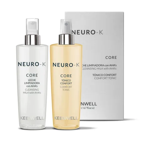 Keenwell Neuro-K CORE очищающее молочко 200 мл + тоник 200 мл — двухэтапный уход