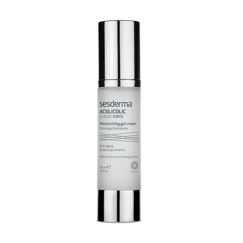 Sesderma Acglicolic Classic Forte Moisturizing Gel Cream | Mitrinošs Gēla Krēms 50 ml