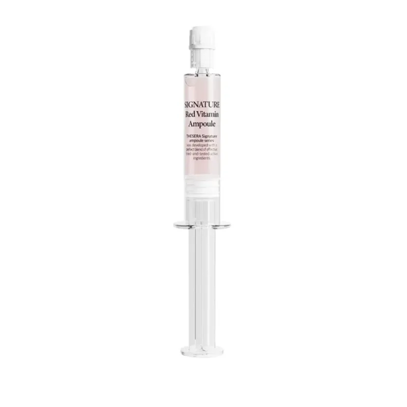 THESERA Signature Red Vitamin Exosome Ampoule | Mirdzumu Piešķiroša Eksosomu Ampula 4 ml