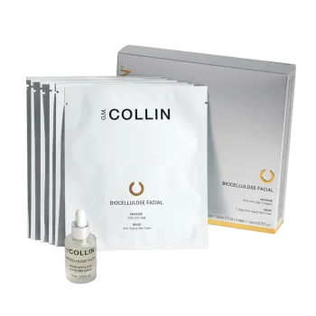 G.M. COLLIN Biocellulose Facial Mask | Biocelulozes Sejas Masku Komplekts Ar Serumu 5 gab + 7 ml