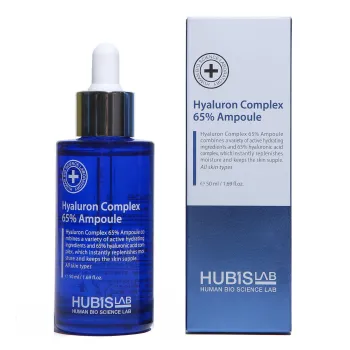 HUBISLAB Hyaluron Complex 65% Ampoule | Ampula Ar Hialuronskābi 50 ml