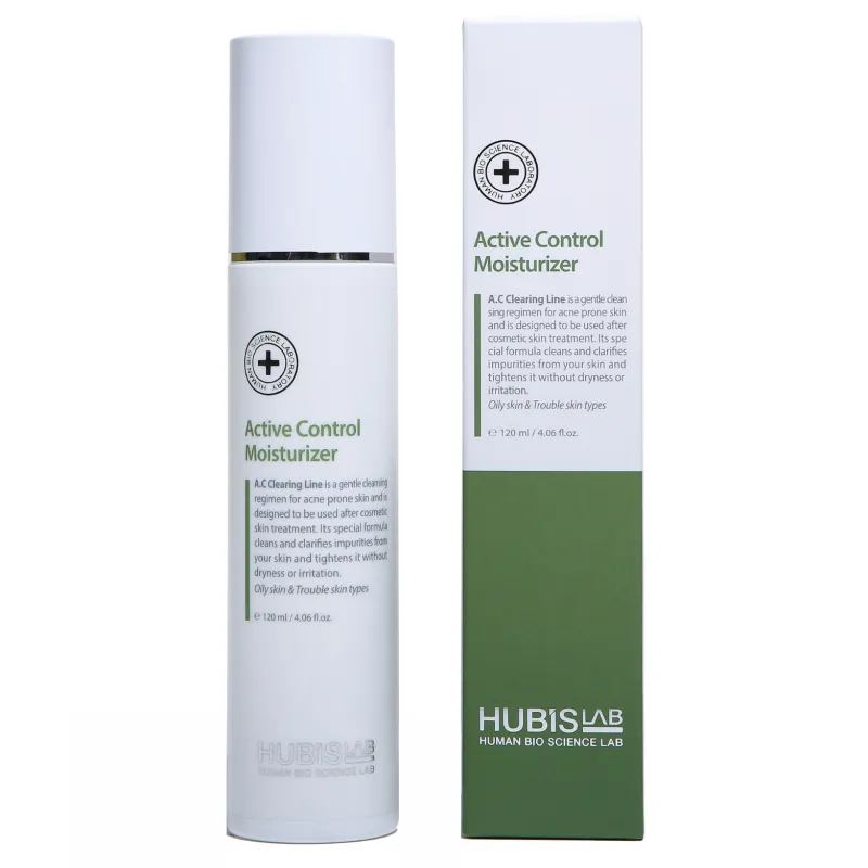 HUBISLAB Active Control Moisturizer | Mitrinošais Krēms 120 ml