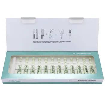 HUBISLAB Bio Cell Purifying Fluid | Attīrošas ampulas problemātiskai ādai 2 ml × 12 gab.