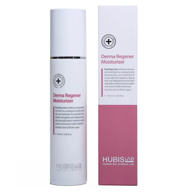 Hubislab Derma Regener Moisturizer 120 ml — mitrinoša pēcprocedūru emulsija