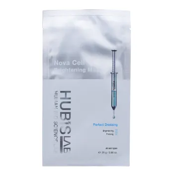 HUBISLAB e+ Epiderma Nova Cell Brightening Mask | Осветляющая маска с клубникой, розой и манго 5 шт. × 35 г