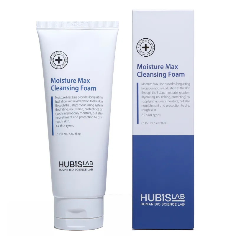 HUBISLAB Moisture Max Cleansing Foam | Putas Sejai 120 ml