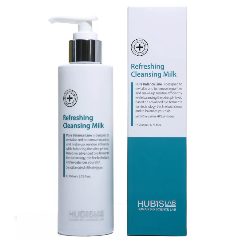 Hubislab Refreshing Cleansing Milk 200 мл — мягкое очищающее средство