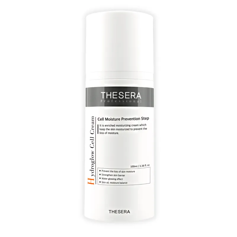 THESERA Hydroglow Cell Cream | Mitrinošs un Mirdzumu Piešķirošs Sejas Krēms 100 ml